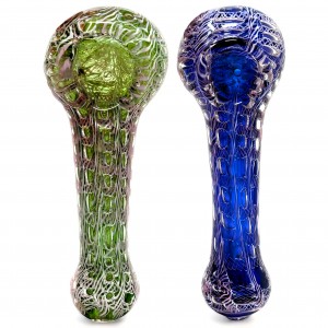 4.5" Assorted Color Air Trap Tango Spoon Hand Pipes - 2Pk [RKGS70]